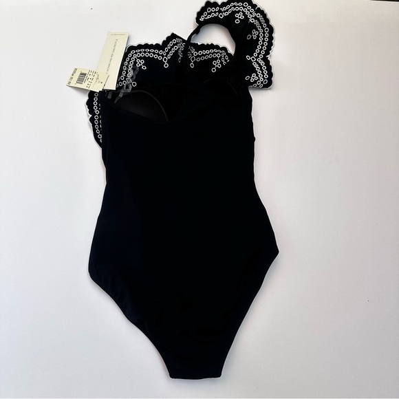 NWT Gottex Lola Asymmetrical One Piece Swimsuit Ruffle - Picture 3 of 7